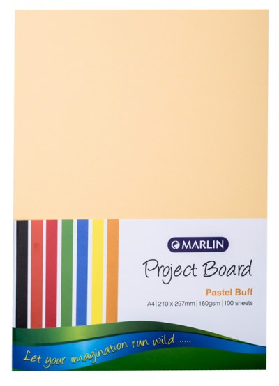 Marlin: Project Boards A4 100’s – Pastel Buff Marlin: Project Boards A4 100’s – Pastel Buff