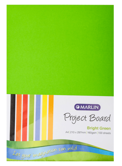 Marlin: Project Boards A4 100’s – Bright Green Marlin: Project Boards A4 100’s – Bright Green