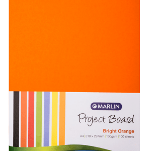 Marlin: Project Boards A4 100’s – Bright Orange Marlin: Project Boards A4 100’s – Bright Orange