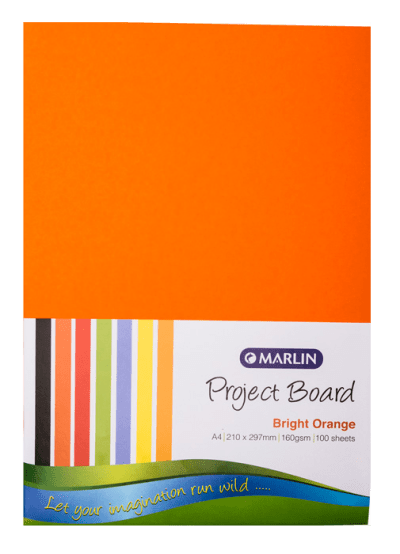 Marlin: Project Boards A4 100’s – Bright Orange Marlin: Project Boards A4 100’s – Bright Orange