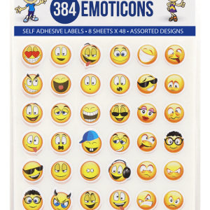 Marlin: Self Adhesive Labels – 384 Assorted Smiley Faces Stickers Marlin: Self Adhesive Labels – 384 Assorted Smiley Faces Stickers