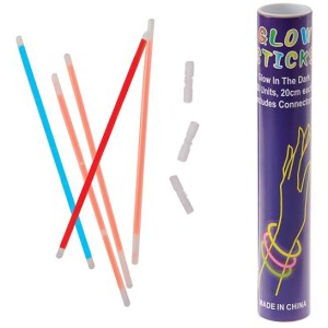 Bulk Pack x 5 Glow Sticks with Connectors (Assorted Colours) Bulk Pack x 5 Glow Sticks with Connectors (Assorted Colours)