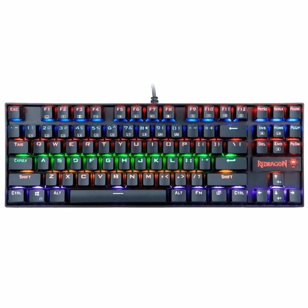 Redragon KUMARA Mechanical 80% RGB Gaming Keyboard – Black Redragon KUMARA Mechanical 80% RGB Gaming Keyboard – Black
