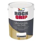 Dulux Universal Gloss Rockgrip Paint – White (5L) Dulux Universal Gloss Rockgrip Paint – White (5L)
