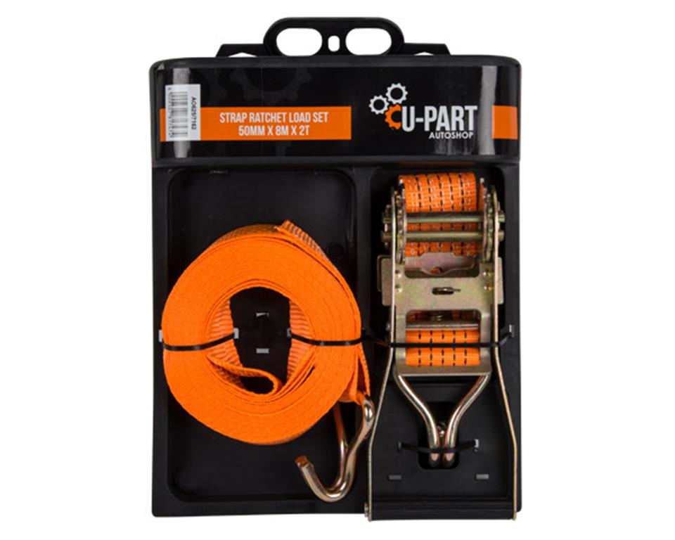 U-Part Load Set Ratchet Strap – 50 x 8m x 2T U-Part Load Set Ratchet Strap – 50 x 8m x 2T
