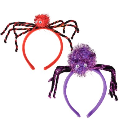 Horror Spider Dress Up Headband- Red & Purple (2 Pack) Horror Spider Dress Up Headband- Red & Purple (2 Pack)