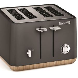 Morphy Richards – 4 Slice 1800W Stainless Steel Toaster – Dark Grey Morphy Richards – 4 Slice 1800W Stainless Steel Toaster – Dark Grey