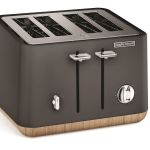 Morphy Richards – 4 Slice 1800W Stainless Steel Toaster – Dark Grey Morphy Richards – 4 Slice 1800W Stainless Steel Toaster – Dark Grey