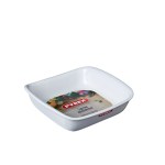 Pyrex – 24cm Supreme Ceramic Square Roaster – White Pyrex – 24cm Supreme Ceramic Square Roaster – White