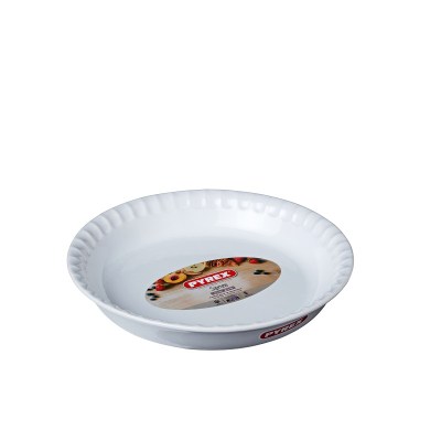 Pyrex – 25cm Supreme Ceramic Piedish – White Pyrex – 25cm Supreme Ceramic Piedish – White