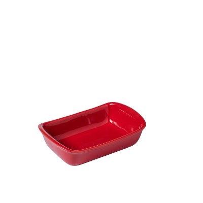 Pyrex – 22cm Supreme Ceramic Rectangular Roaster – Red Pyrex – 22cm Supreme Ceramic Rectangular Roaster – Red