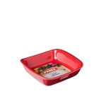 Pyrex – 24cm Supreme Ceramic Square Roaster – Red Pyrex – 24cm Supreme Ceramic Square Roaster – Red