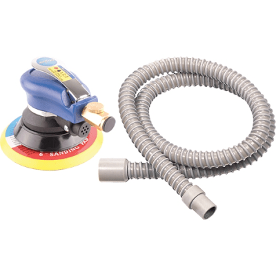 Air Craft Orbital Sander with Dust Extraction & Valcro Pad Air Craft Orbital Sander with Dust Extraction & Valcro Pad