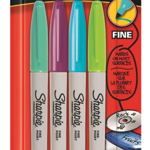 Sharpie: Fine Permanent Markers Assorted Fun – 4 Pack Sharpie: Fine Permanent Markers Assorted Fun – 4 Pack