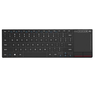 Rii QWERTY Touchpad 10 Keyless Keyboard Touch Volume Control Black Rii QWERTY Touchpad 10 Keyless Keyboard Touch Volume Control Black