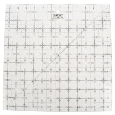 OLFA Quilt Ruler Imperial 12In X 12In OLFA Quilt Ruler Imperial 12In X 12In
