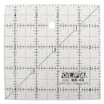 OLFA Quilt Ruler 4″ X 4″ Square With Grid OLFA Quilt Ruler 4″ X 4″ Square With Grid