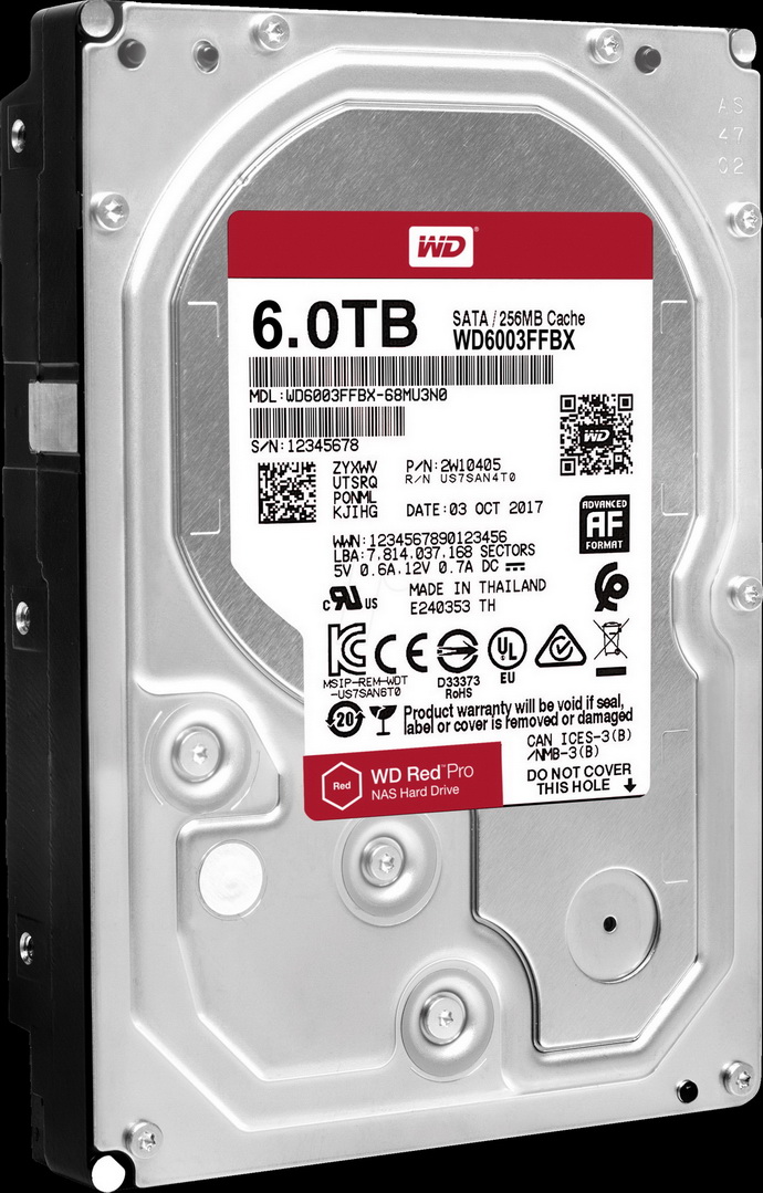 WD RED PRO 6.0TB 3.5″ 7200RPM 256MB HDD WD RED PRO 6.0TB 3.5″ 7200RPM 256MB HDD