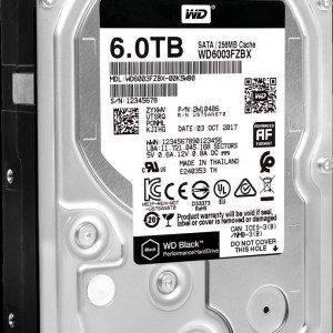 WD BLACK 6.0TB 3.5″ 7200RPM 128MB HDD WD BLACK 6.0TB 3.5″ 7200RPM 128MB HDD