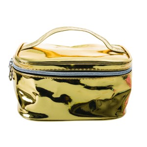 Cosmetic Metallic Bag- Gold Cosmetic Metallic Bag- Gold