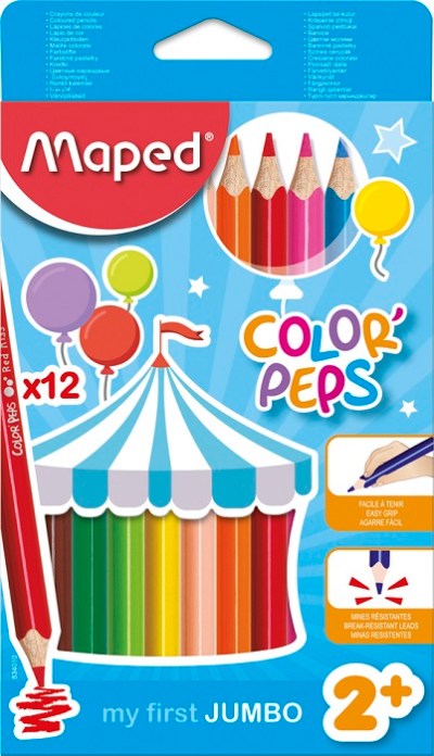 Maped My First Triangular Colour Pencils Jumbo 12’s Maped My First Triangular Colour Pencils Jumbo 12’s