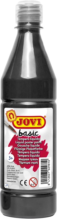 JOVI Basic Liquid Poster Paint 500ml – Black JOVI Basic Liquid Poster Paint 500ml – Black