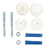Rawlplug Washbasin Mounting Kit With 10mm 4All Plugs And Screws Rawlplug Washbasin Mounting Kit With 10mm 4All Plugs And Screws