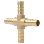 Aircraft 4 Way Hose Connector 8mm 1Pce Blister Aircraft 4 Way Hose Connector 8mm 1Pce Blister