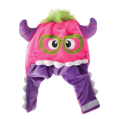 Plush Monster Beanie (Pink & Purple) Plush Monster Beanie (Pink & Purple)