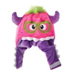 Plush Monster Beanie (Pink & Purple) Plush Monster Beanie (Pink & Purple)