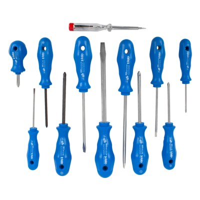 Screwdriver-Set 800 12Pc Blue Series Plastic Case Screwdriver-Set 800 12Pc Blue Series Plastic Case