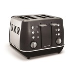 Morphy Richards – Toaster 4 Slice Stainless Steel Black – 1800W “Evoke” Morphy Richards – Toaster 4 Slice Stainless Steel Black – 1800W “Evoke”