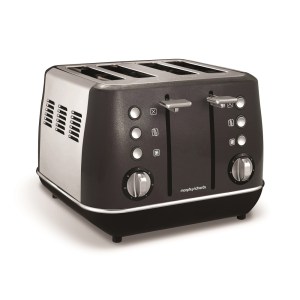 Morphy Richards – Toaster 4 Slice Stainless Steel Black – 1800W “Evoke” Morphy Richards – Toaster 4 Slice Stainless Steel Black – 1800W “Evoke”