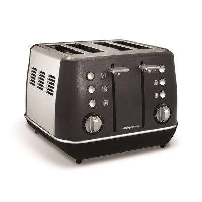 Morphy Richards – Toaster 4 Slice Stainless Steel Black – 1800W “Evoke” Morphy Richards – Toaster 4 Slice Stainless Steel Black – 1800W “Evoke”