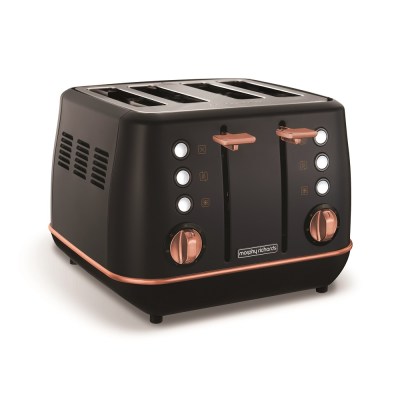 Morphy Richards – Toaster 4 Slice Steel Black – 1800W “Evoke Rose Gold” Morphy Richards – Toaster 4 Slice Steel Black – 1800W “Evoke Rose Gold”