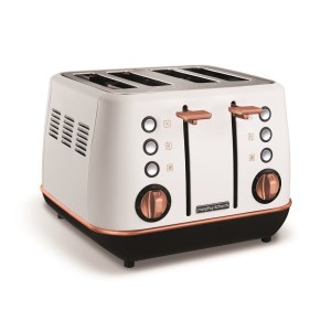 Morphy Richards – Toaster 4 Slice Steel White – 1800W “Evoke Rose Gold” Morphy Richards – Toaster 4 Slice Steel White – 1800W “Evoke Rose Gold”
