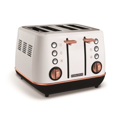 Morphy Richards – Toaster 4 Slice Steel White – 1800W “Evoke Rose Gold” Morphy Richards – Toaster 4 Slice Steel White – 1800W “Evoke Rose Gold”