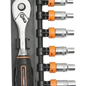 Groz Socket Set Hex 1/4 Inch Drive – 9 Piece (4mm – 10mm) Groz Socket Set Hex 1/4 Inch Drive – 9 Piece (4mm – 10mm)