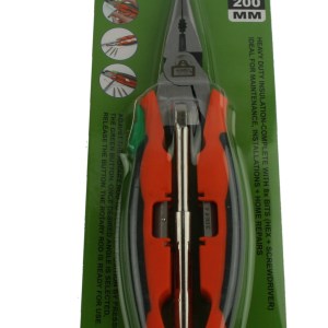 Waldo Multi function Long Nose Plier (200mm) and 8 Bit HEX Screwdriver Waldo Multi function Long Nose Plier (200mm) and 8 Bit HEX Screwdriver