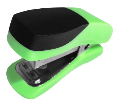 Parrot: Single Mini Green Plastic Stapler Parrot: Single Mini Green Plastic Stapler