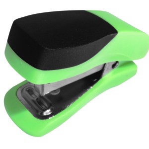 Parrot: Single Mini Green Plastic Stapler Parrot: Single Mini Green Plastic Stapler
