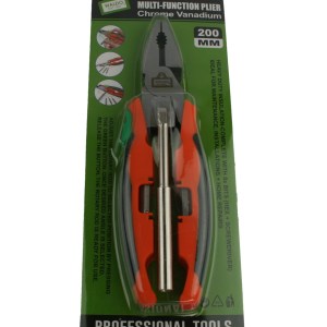 Waldo Multi function Combination Plier (200mm) and 8 Bit HEX Screwdriver Waldo Multi function Combination Plier (200mm) and 8 Bit HEX Screwdriver