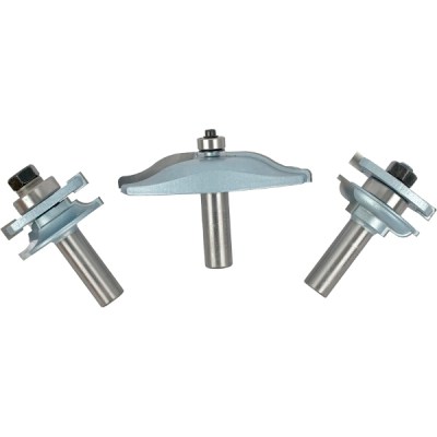 Cabinet Door Set Rail & Stile 3Pc 1/2″ Shank Wooden Box Cabinet Door Set Rail & Stile 3Pc 1/2″ Shank Wooden Box