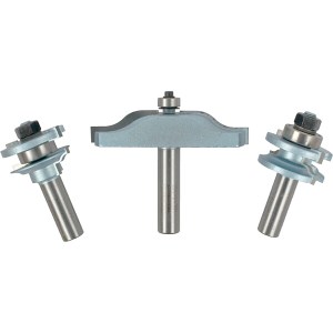 Cabinet Door Set 3Pc Ogee Stile 1/2″ Shank Wooden Box Cabinet Door Set 3Pc Ogee Stile 1/2″ Shank Wooden Box