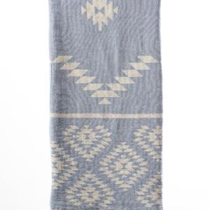 Turkish Bath / Beach Towel (100% Cotton) – Kelim Blue (95x175cm) Turkish Bath / Beach Towel (100% Cotton) – Kelim Blue (95x175cm)