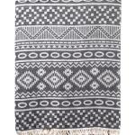 Turkish Bath / Beach Towel (100% Cotton) – Motive Black (95x175cm) Turkish Bath / Beach Towel (100% Cotton) – Motive Black (95x175cm)