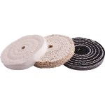 Tork Craft Buffing Wheel Kit 3 Pieces 100mm White & Denim Stiched Tork Craft Buffing Wheel Kit 3 Pieces 100mm White & Denim Stiched