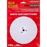Tork Craft White Buff/Mop Unstitched 150 x 50Ply x 1/2″ Hole Tork Craft White Buff/Mop Unstitched 150 x 50Ply x 1/2″ Hole