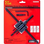Tork Craft Circle Hole Cutter Adjustable 30-200mm Tork Craft Circle Hole Cutter Adjustable 30-200mm