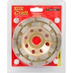 Tork Craft Dia. Cup Wheel 115 x 22.23mm Dbl Row Cold Pressed Tork Craft Dia. Cup Wheel 115 x 22.23mm Dbl Row Cold Pressed
